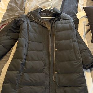 Lands' End Women's Black Puffer Coat